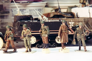 First pair of figures from Tamiya; 2nd pair from Warriors; last figure from Airfix